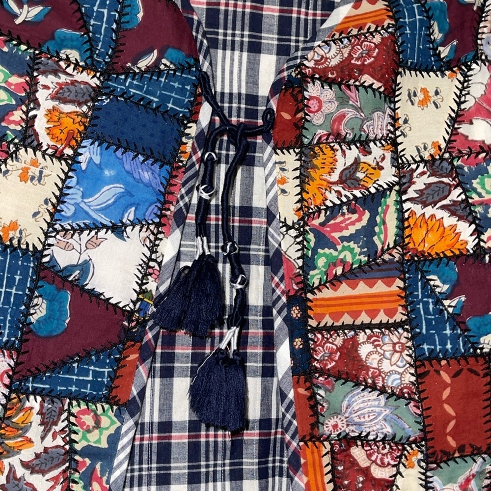 - Alix Of Bohemia Billie Broken Glass Quilt Reverseable  Jacket - Picture 5 of 17